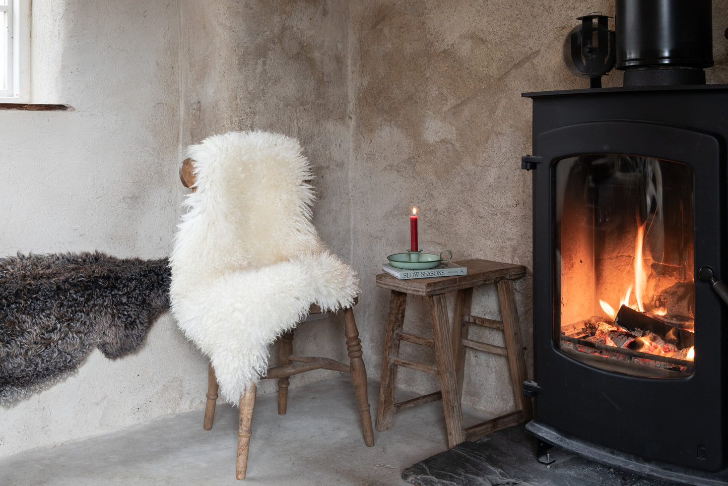 Whiteface Dartmoor Cross Sheepskin