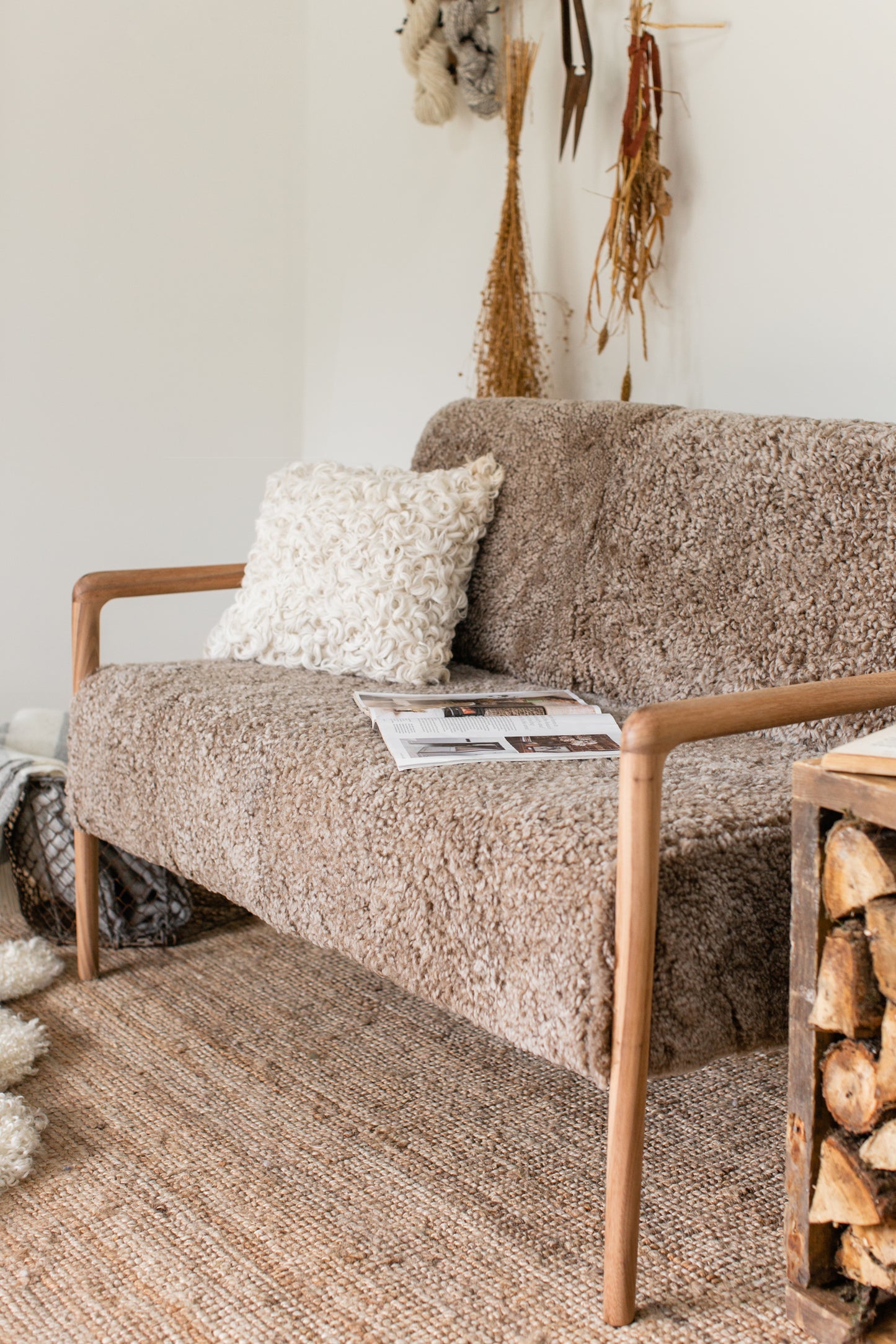 The Original Longwool Sheepskin Cushion
