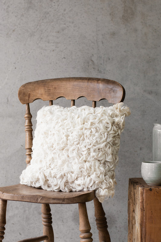 The Original Longwool Sheepskin Cushion