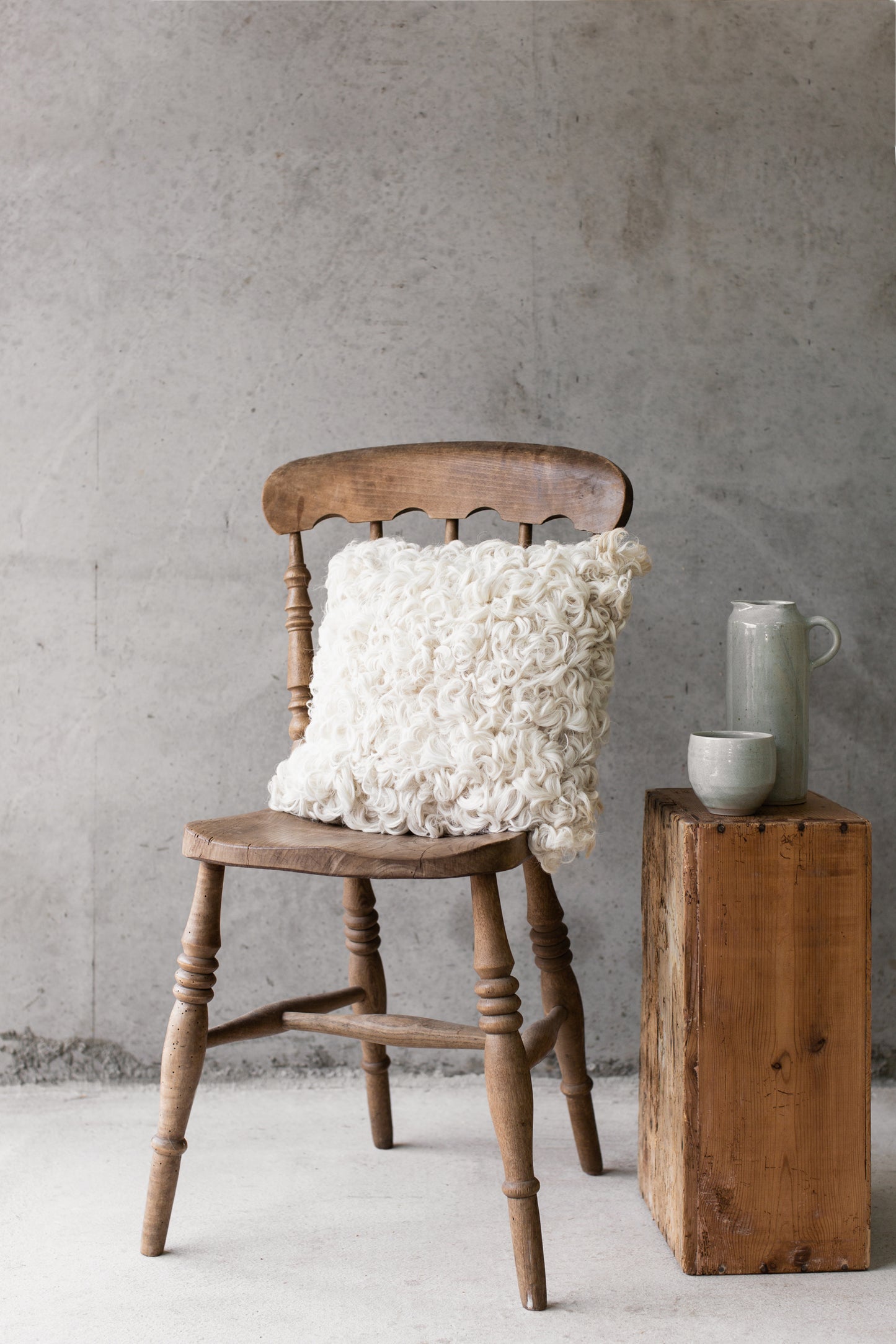 The Original Longwool Sheepskin Cushion