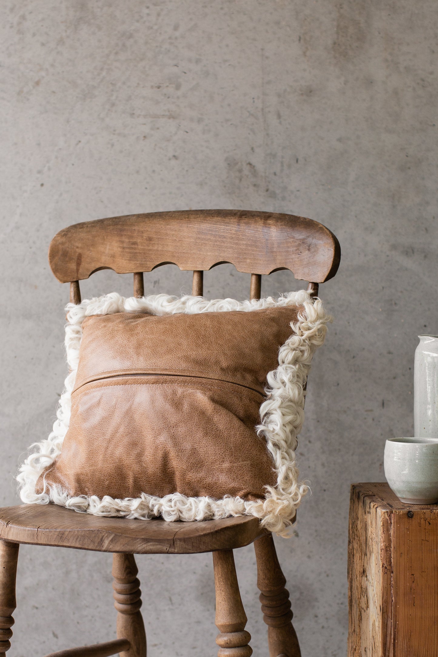The Original Longwool Sheepskin Cushion