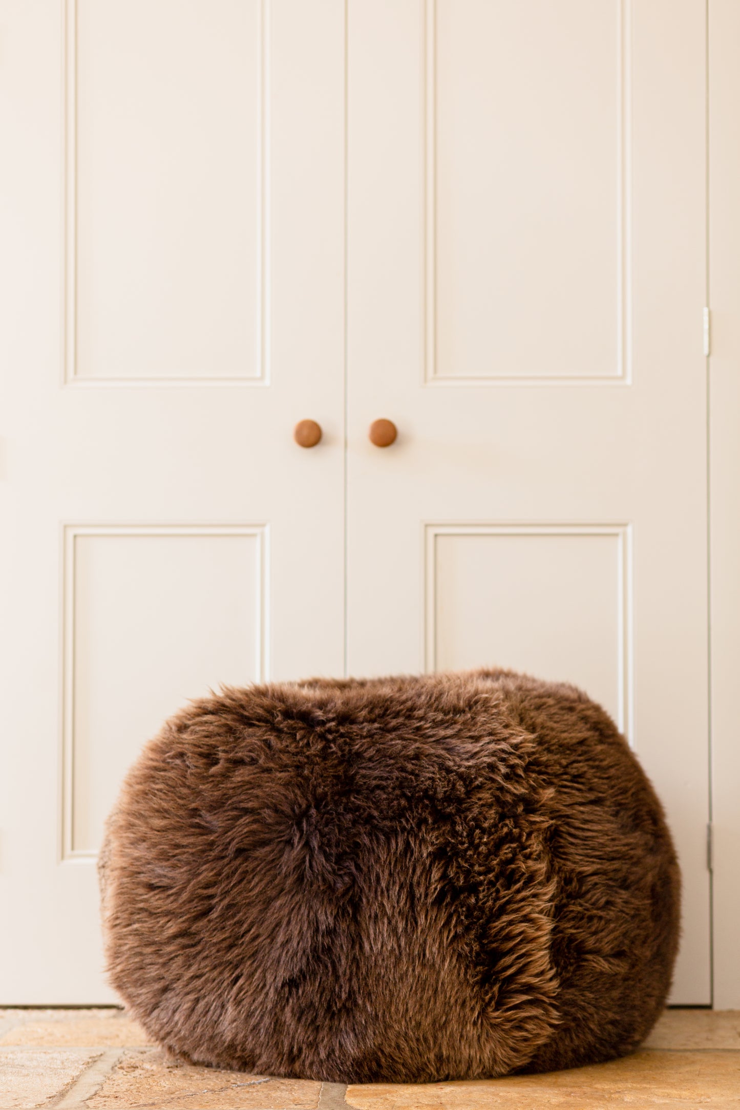 Welsh Mountain Brown Sheepskin Bean Bag
