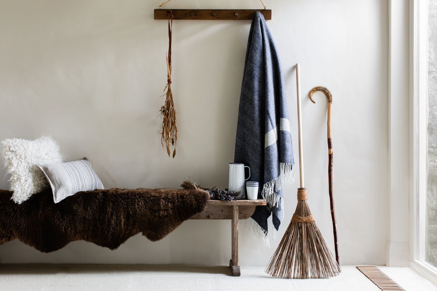 Double Brown Welsh Mountain Rug