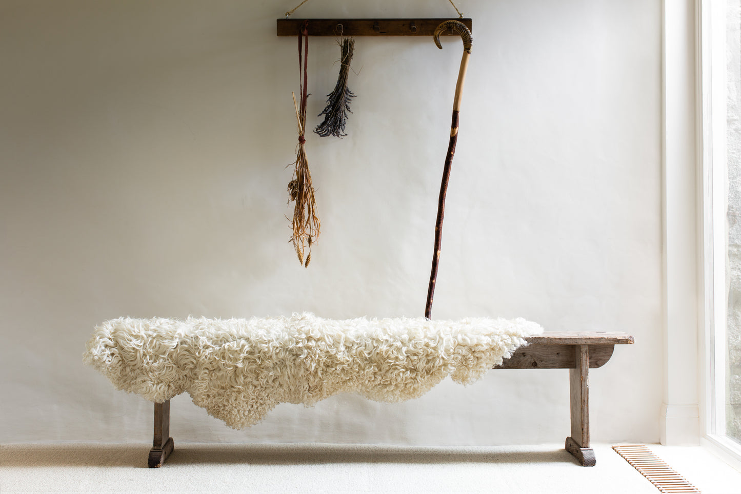 Double Longwool Sheepskin Rug
