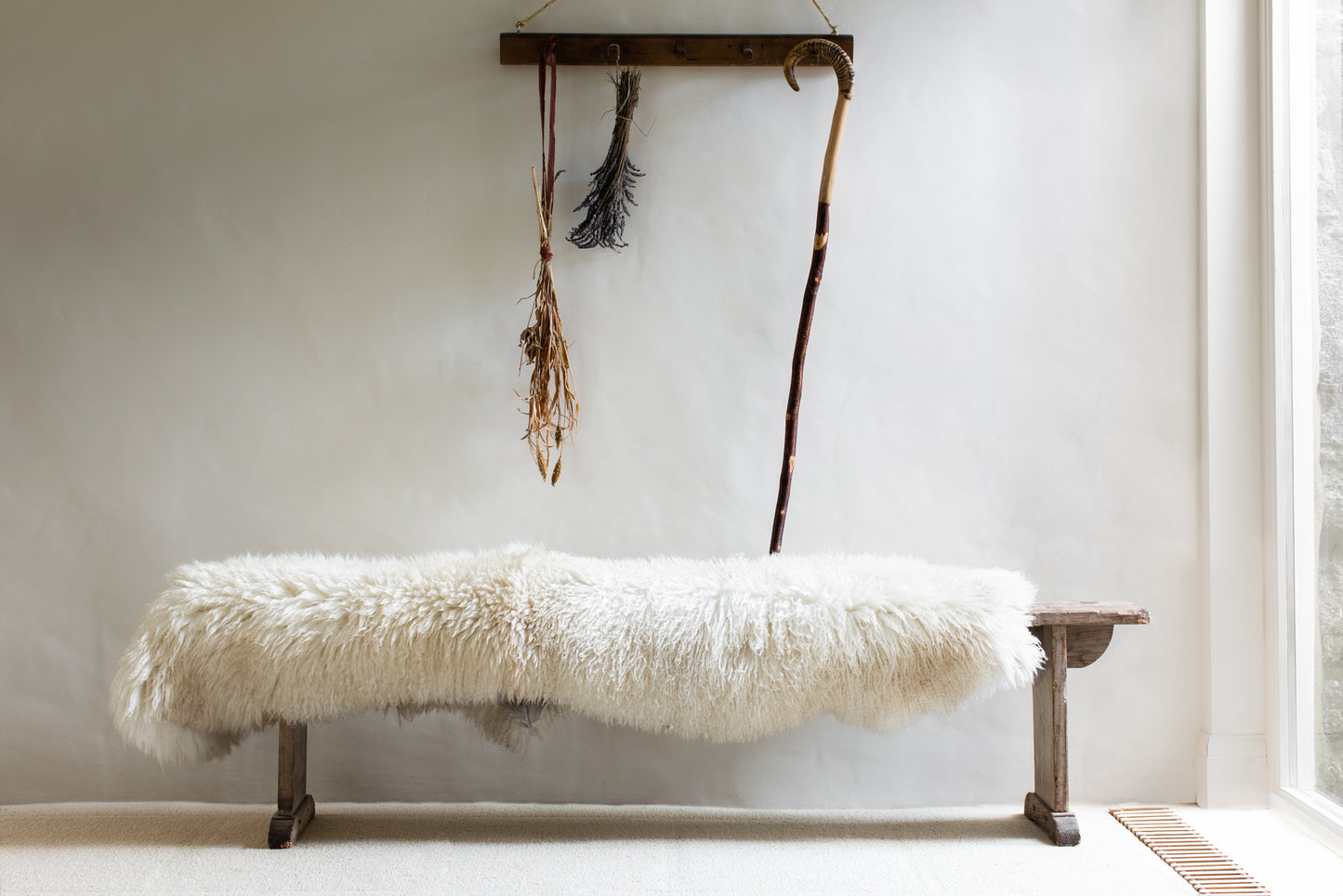 Double Longwool Sheepskin Rug