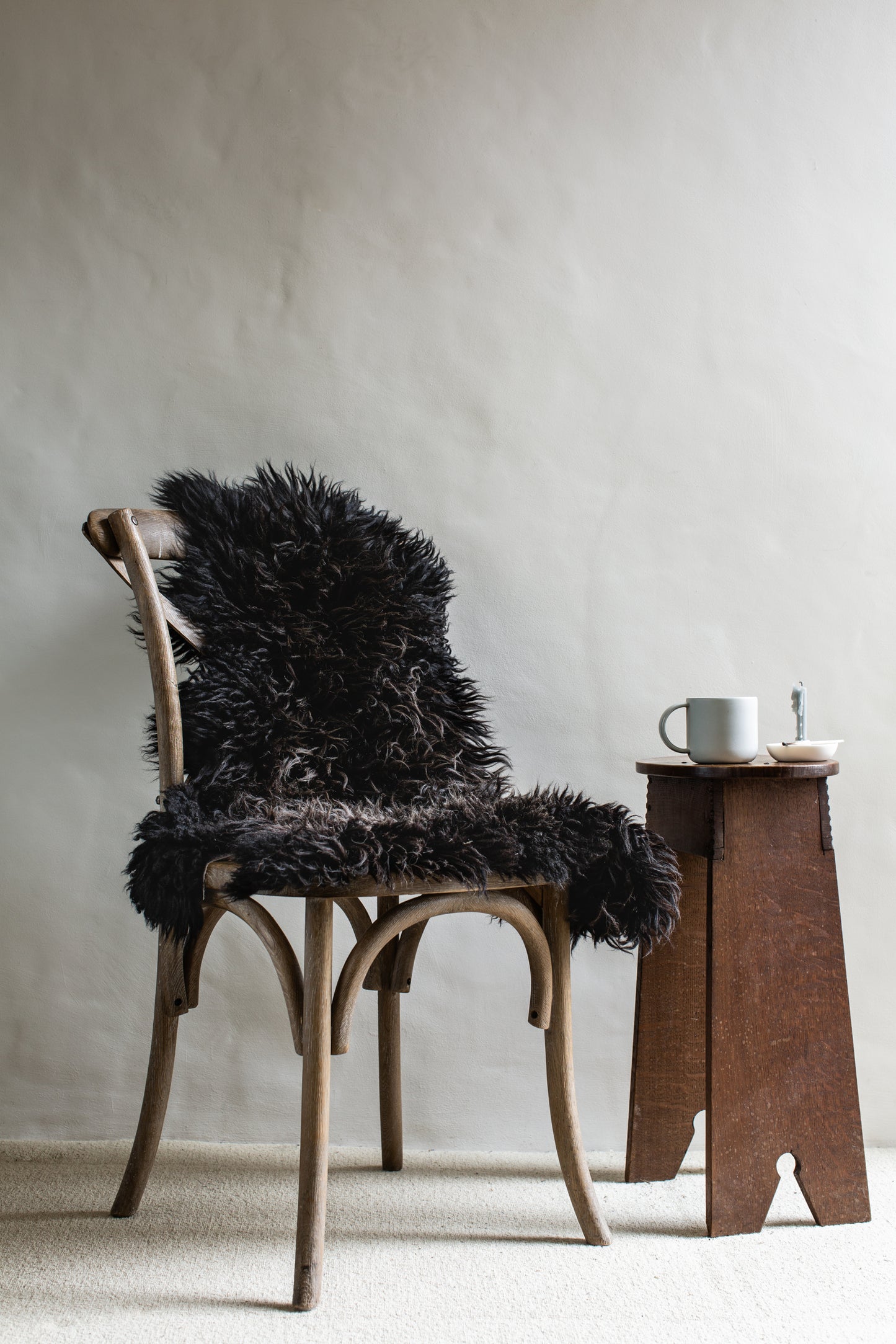 Gotland Cross Native Dartmoor Longwool Sheepskin Rug