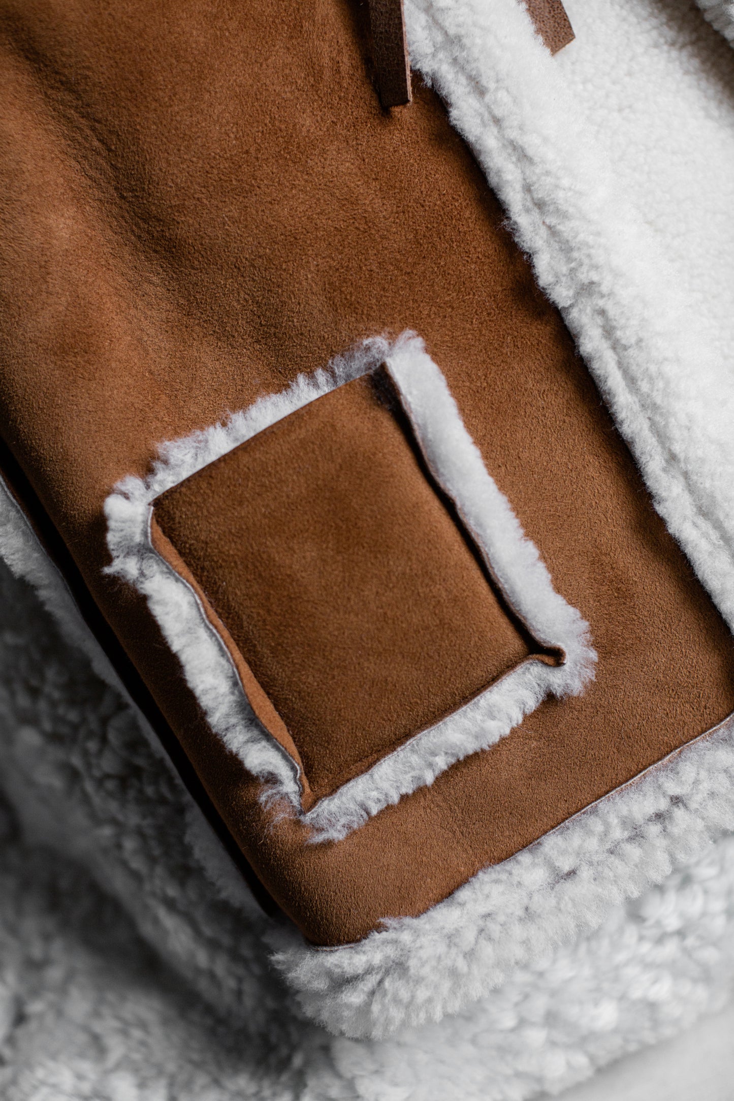 Tan Little Shepherd’s Sheepskin Gilet