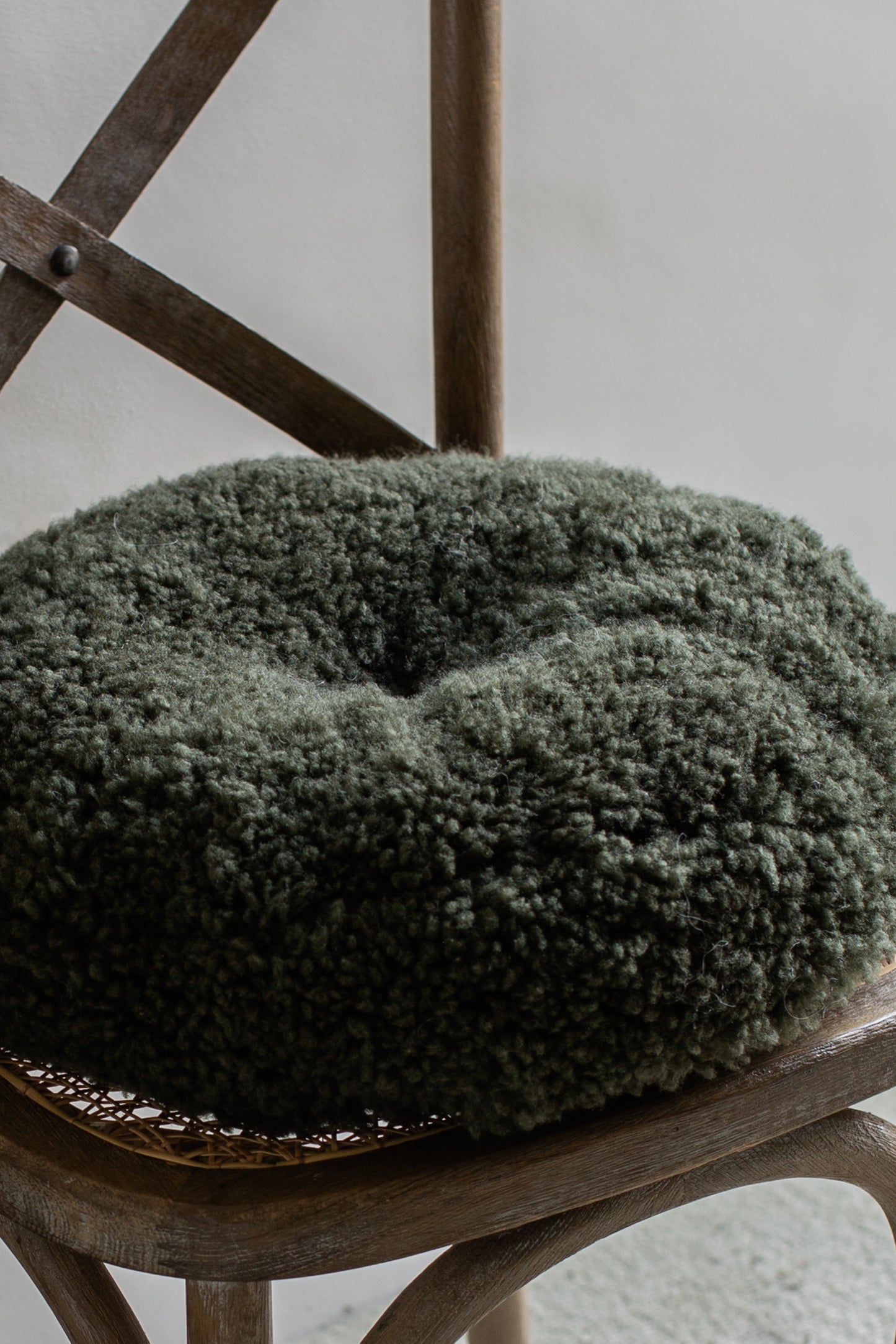Sheepskin Circle Seat Pads - Multiple Colours