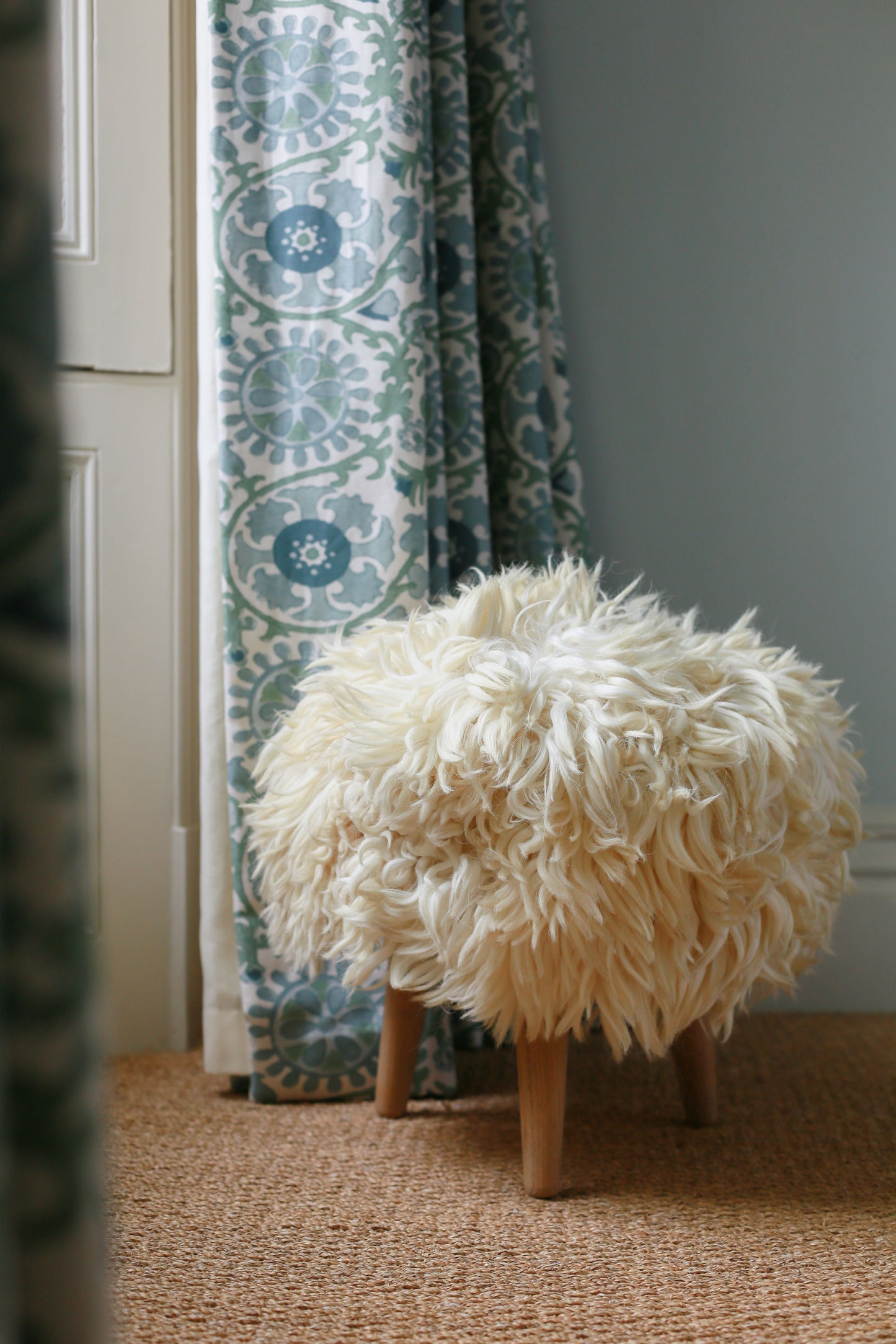 Greyface Dartmoor Three Legged Stool