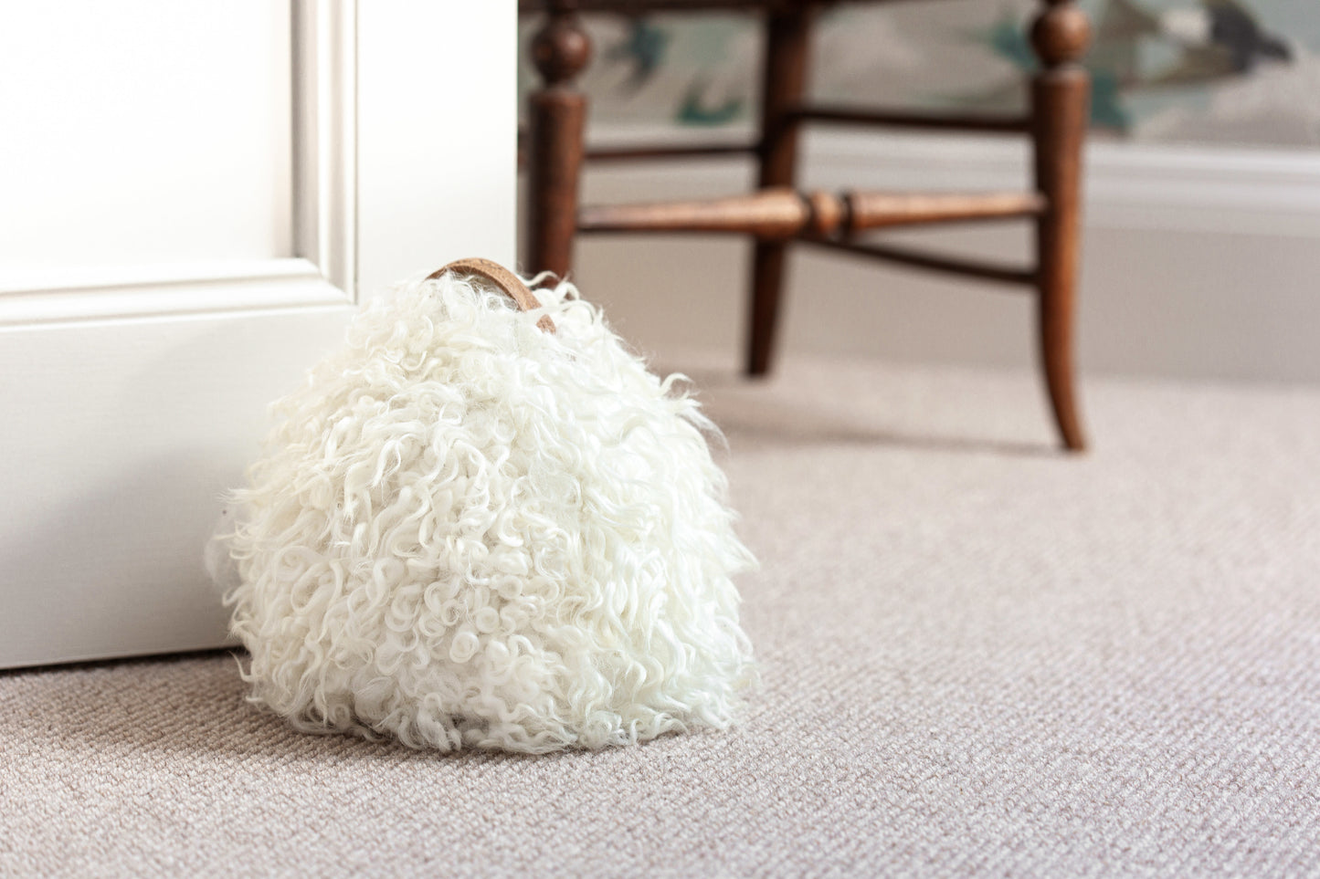 Curly Dartmoor Longwool Doorstop