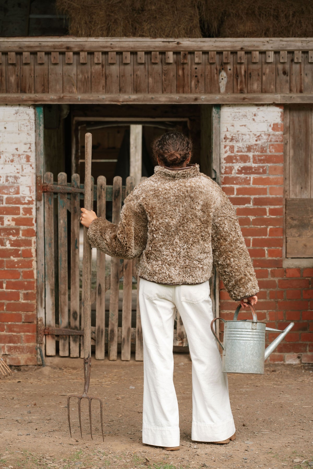 The Dartmoor Sheepskin Jacket in Brown