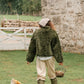 The Dartmoor Sheepskin Jacket in Olive
