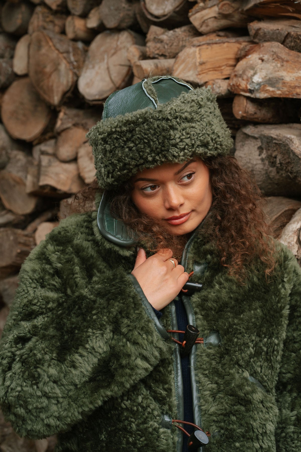 The Shepherd's Beanie Hat in Olive