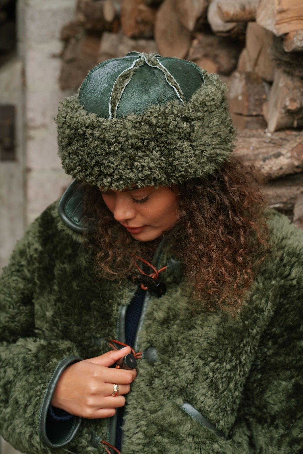 The Shepherd's Beanie Hat in Olive