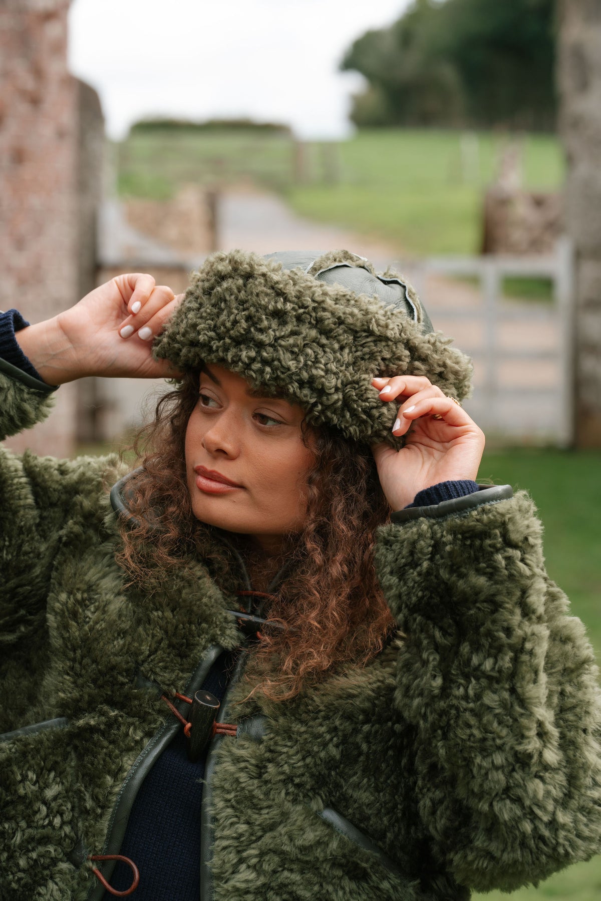 The Shepherd's Beanie Hat in Olive