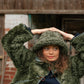 The Sheepskin Bucket Hat in Olive