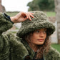 The Sheepskin Bucket Hat in Olive