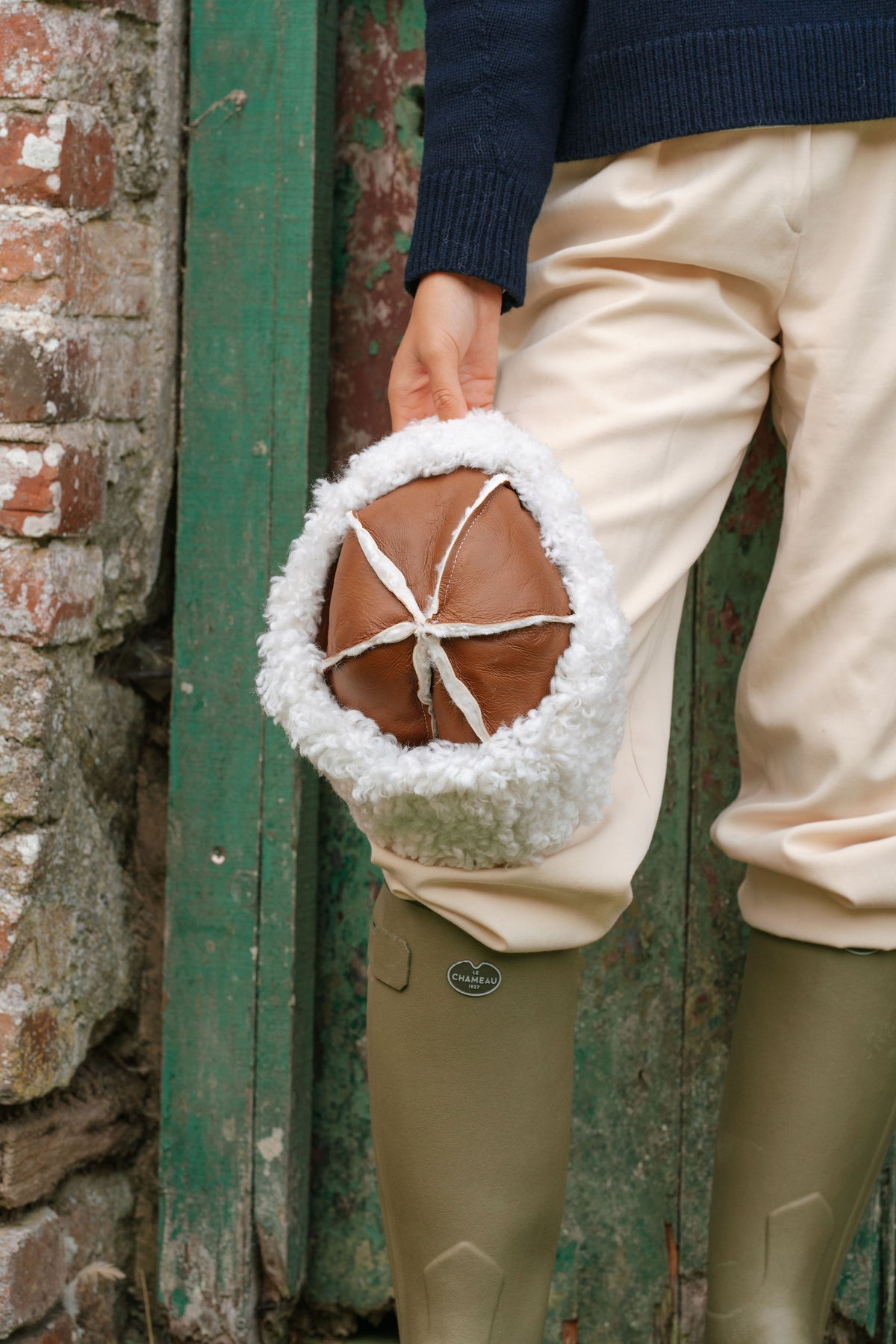 The Shepherd's Beanie Hat in Cream