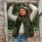 The Dartmoor Sheepskin Gilet in Olive