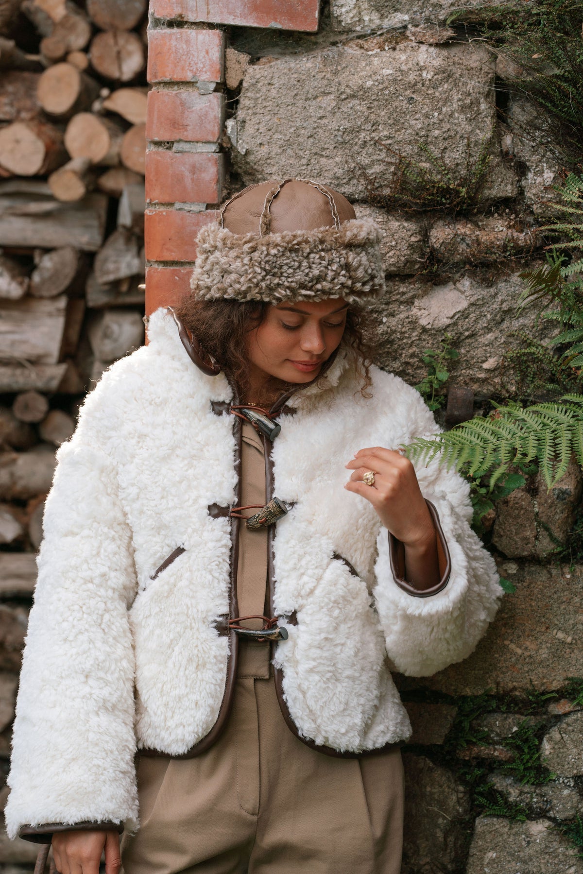 The Shepherd's Beanie Hat in Brown