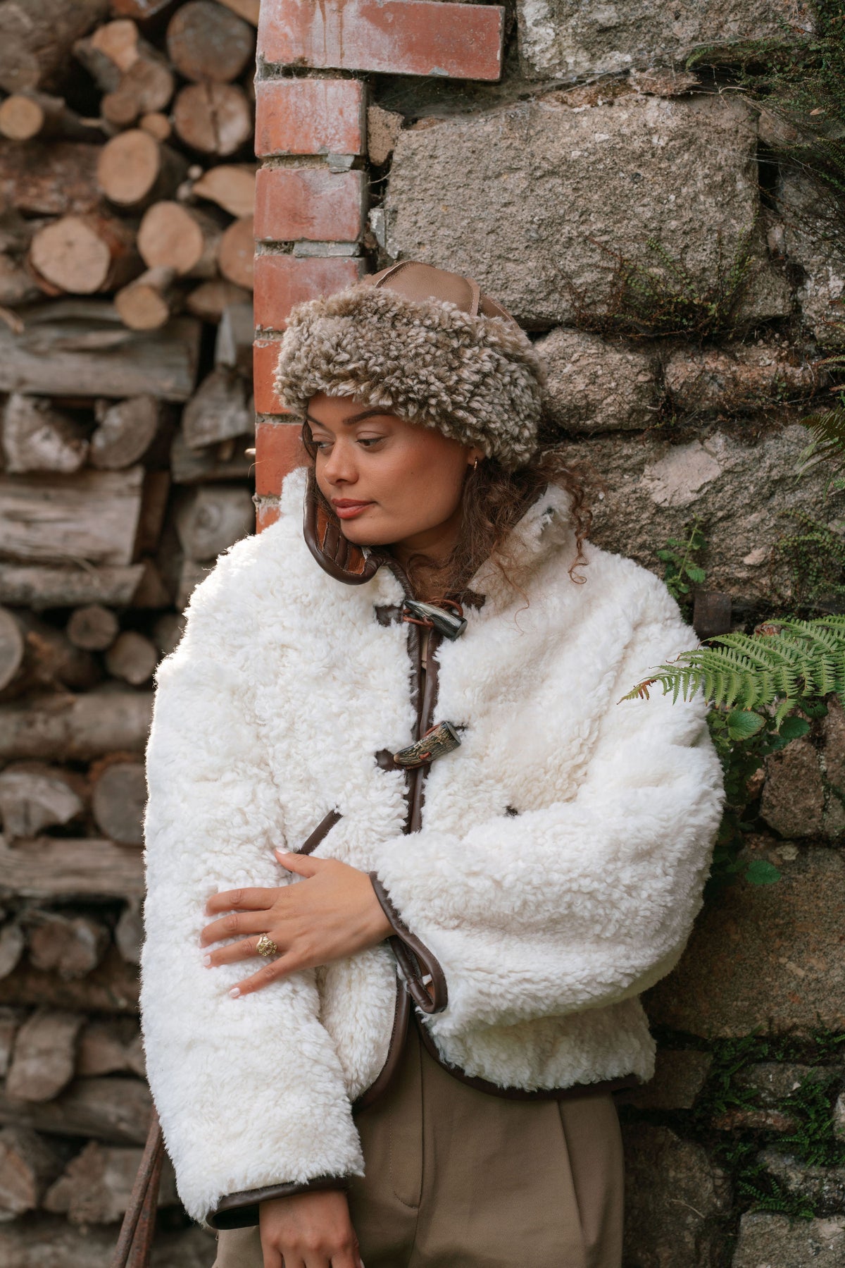 The Shepherd's Beanie Hat in Brown