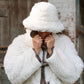 The Sheepskin Bucket Hat in Cream