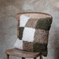 Patchwork Sheepskin Cushion