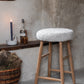 Sheepskin Bar Stool