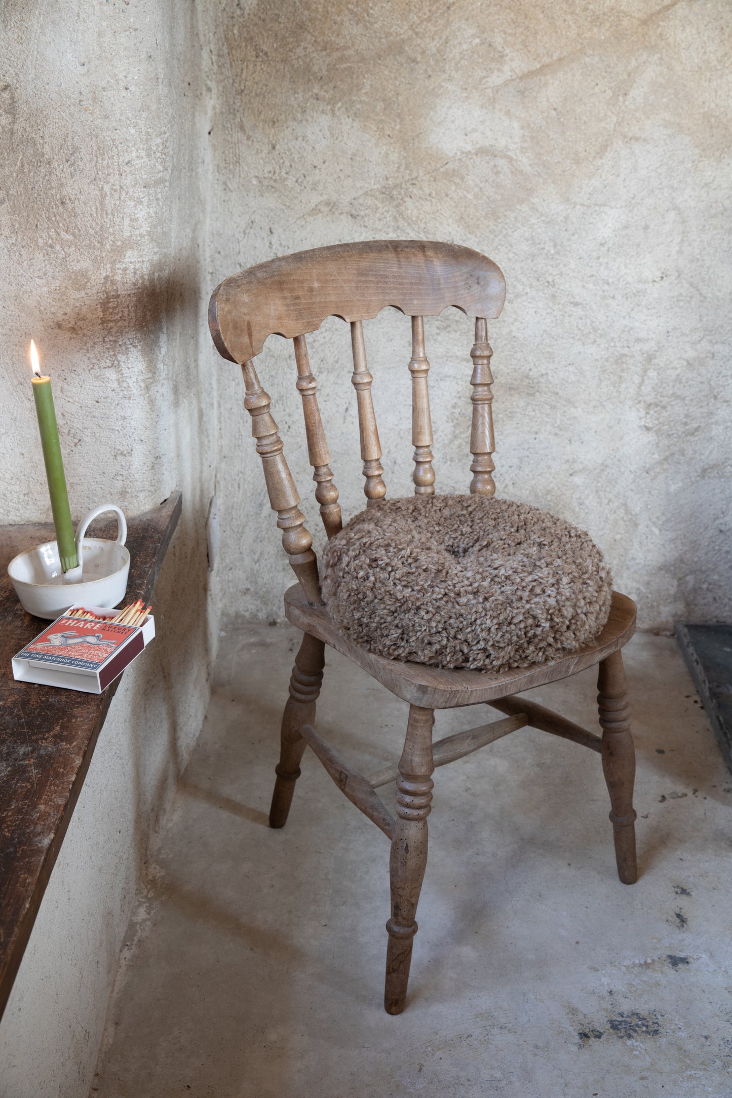 Sheepskin Circle Seat Pads - Multiple Colours