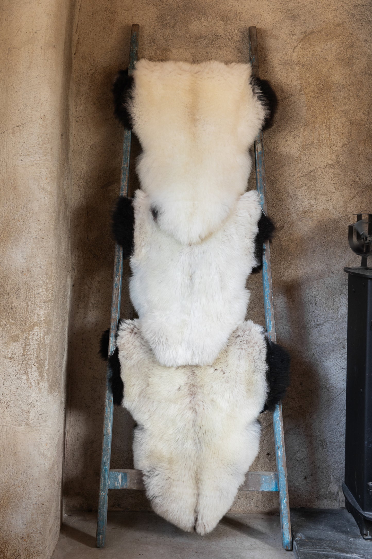 Badger Face Sheepskin Rug