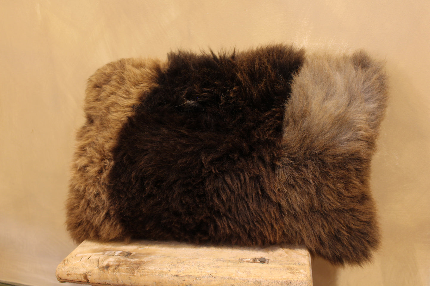 Brown Welsh Mountain Cross Cushion