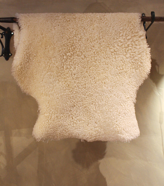 Curly Cropped Shearling Rug