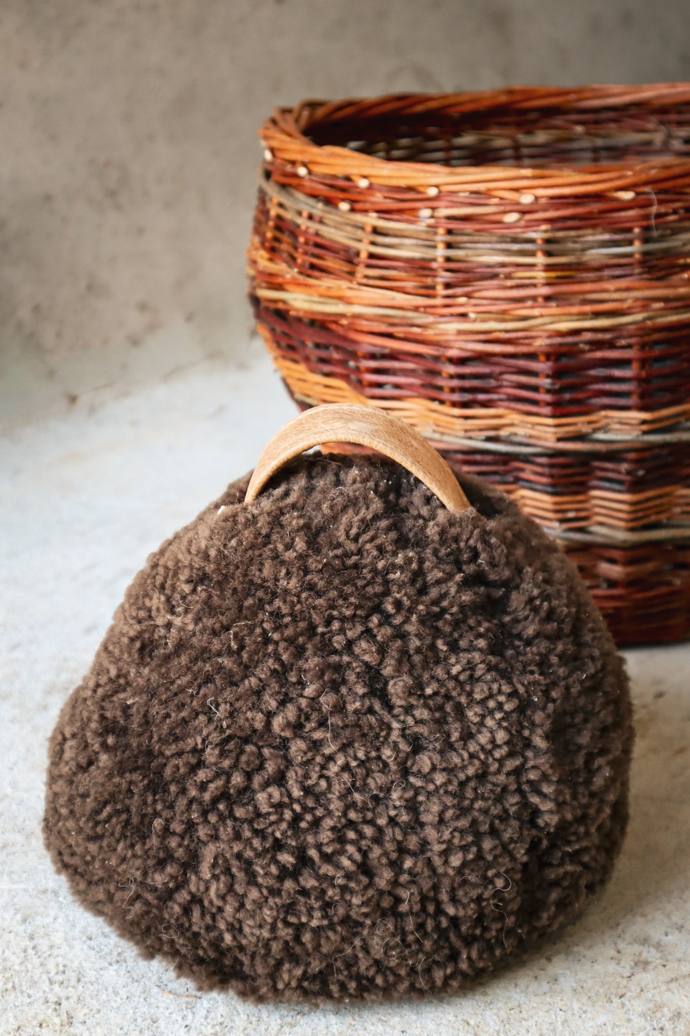 Chocolate Brown Cropped Doorstop