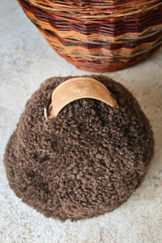 Chocolate Brown Cropped Doorstop