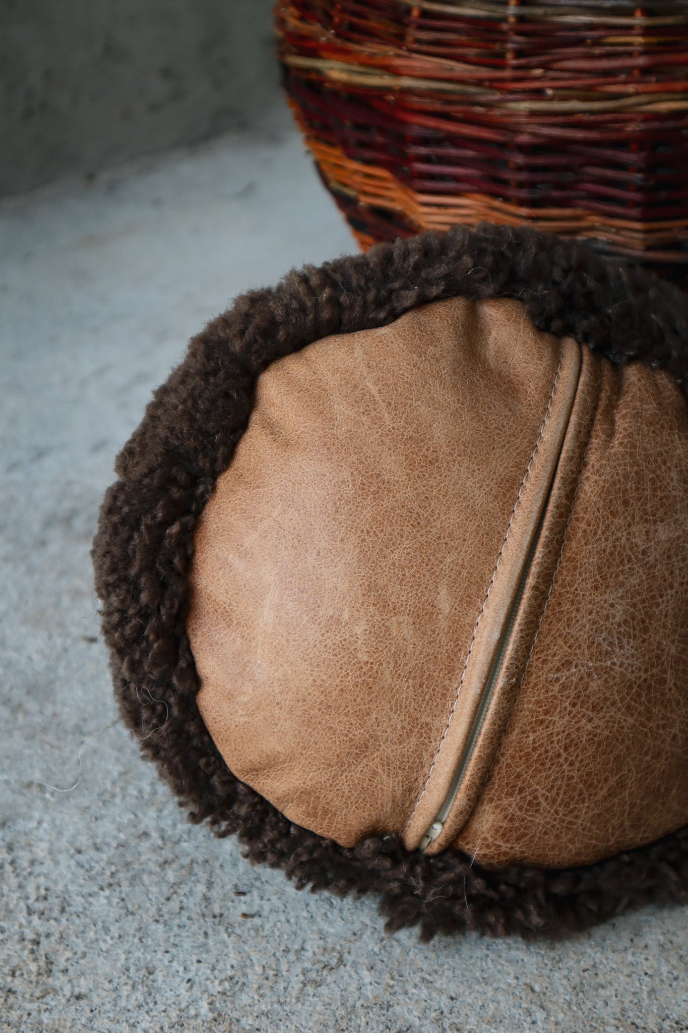 Chocolate Brown Cropped Doorstop