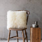 White Closewool Sheepskin Cushion