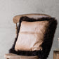 Brown Closewool Sheepskin Cushion