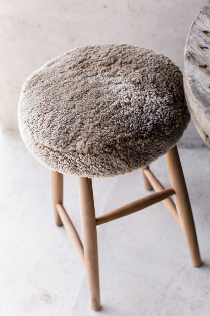 Sheepskin Bar Stool