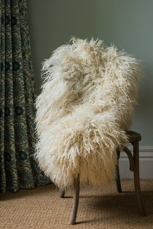 Whiteface Dartmoor Cross Sheepskin
