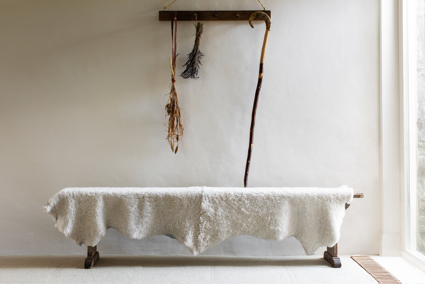 Double Cropped Sheepskin Rug - Multiple Colours