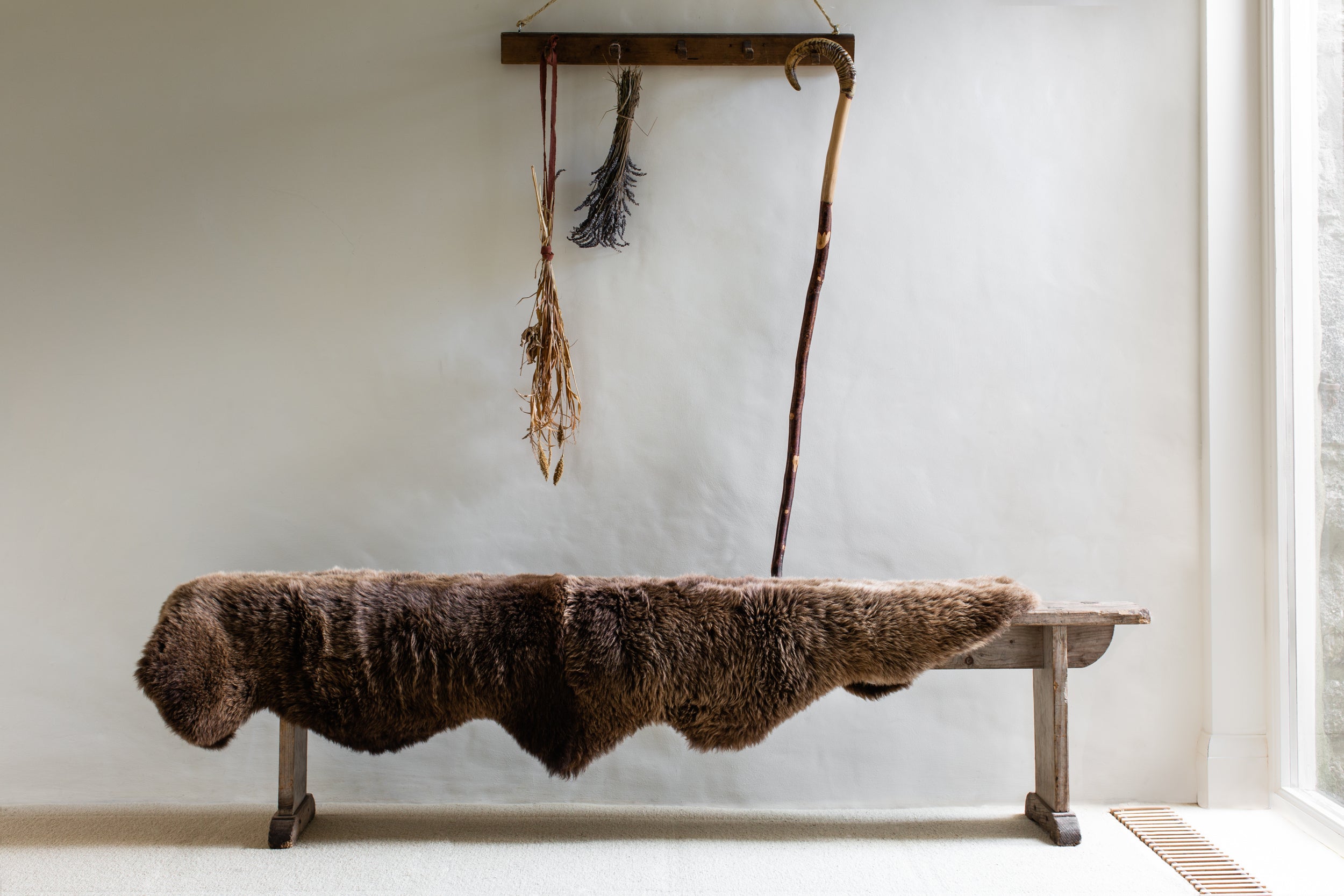 Double Brown Welsh Mountain Rug – The Dartmoor Shepherd