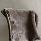 Brown Cropped Sheepskin Rug